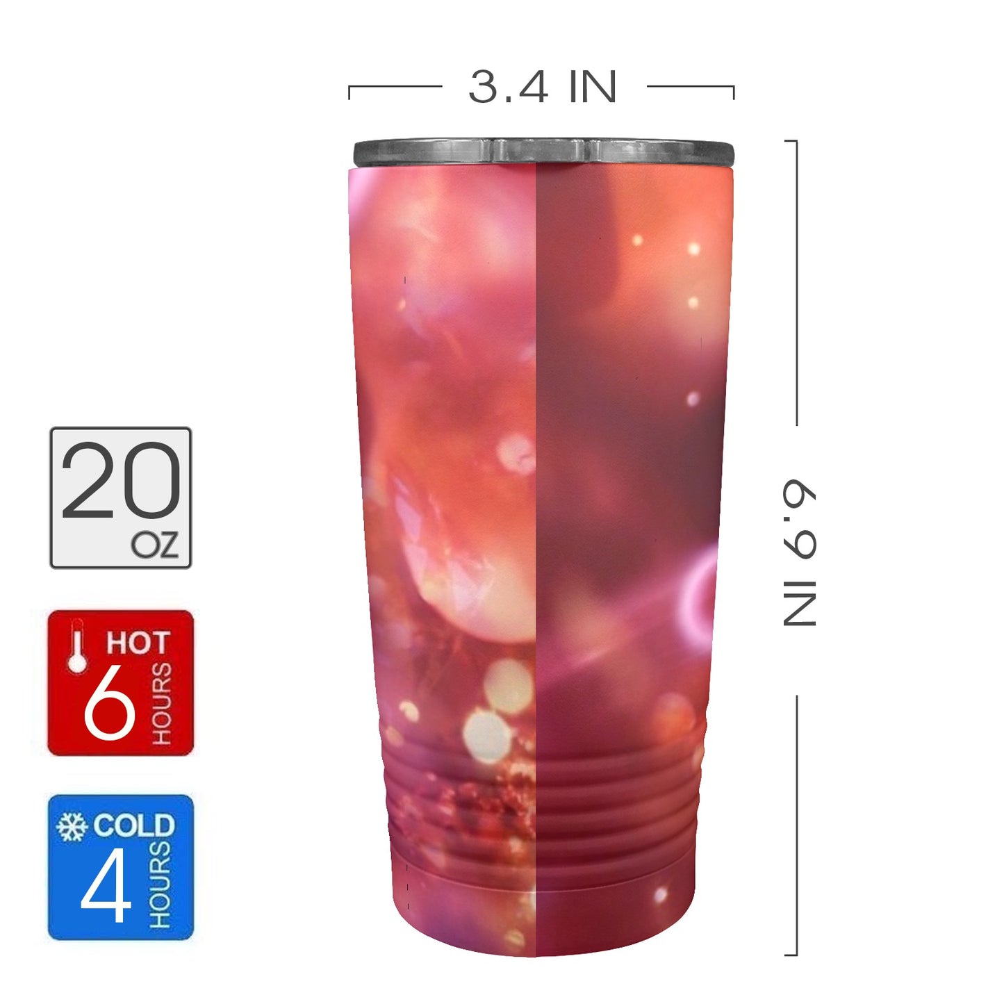 Valentine’s Day 20oz Insulated Stainless Steel Mobile Tumbler