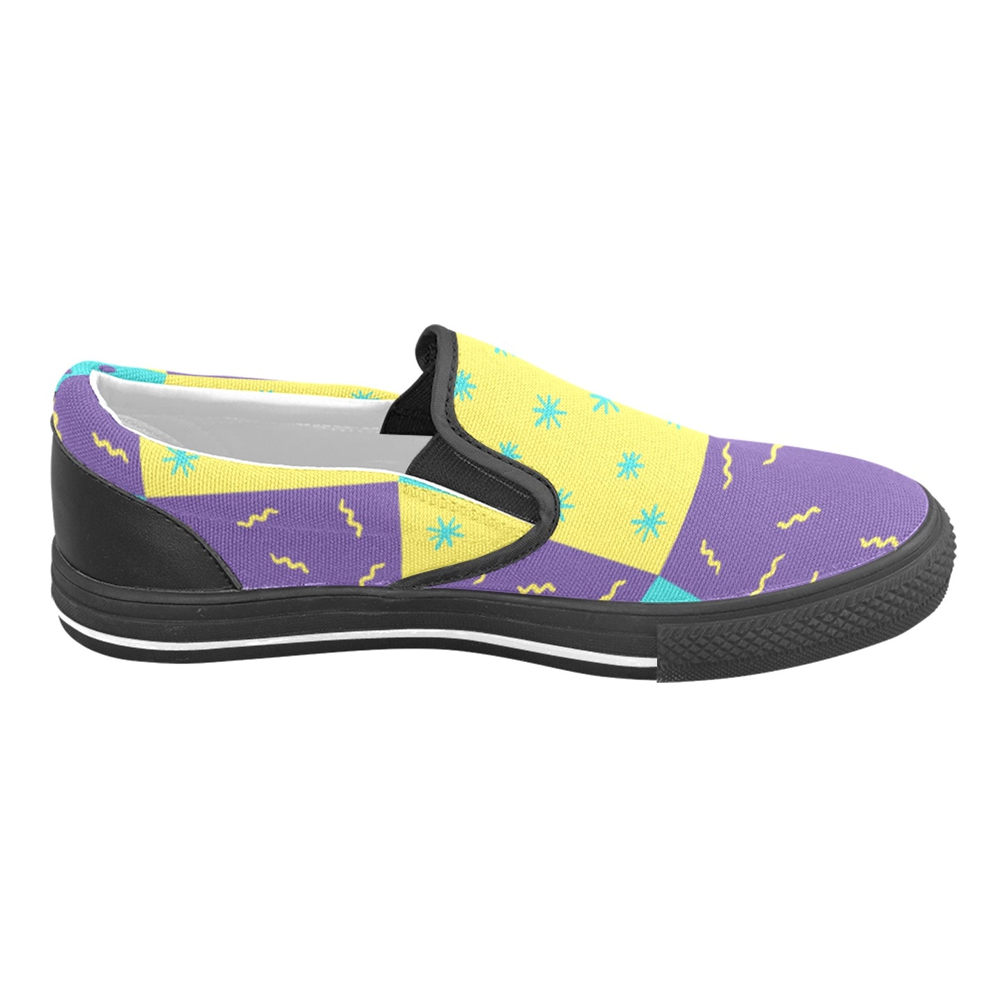 Purple Party Women's Slip-on Shoes