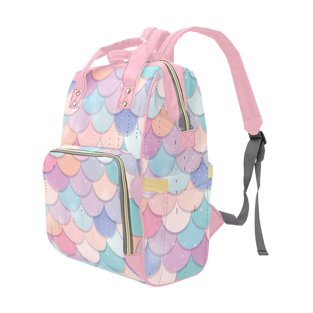 Mermaid Me Multi-Function Diaper Backpack/Baggies