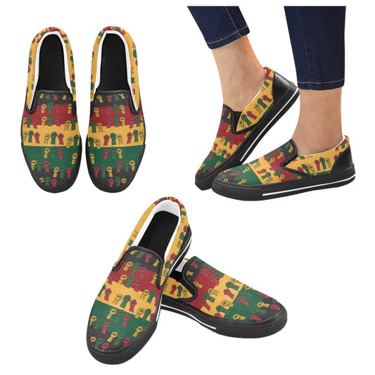 Fist of Unity Slip-on Shoes -Kid