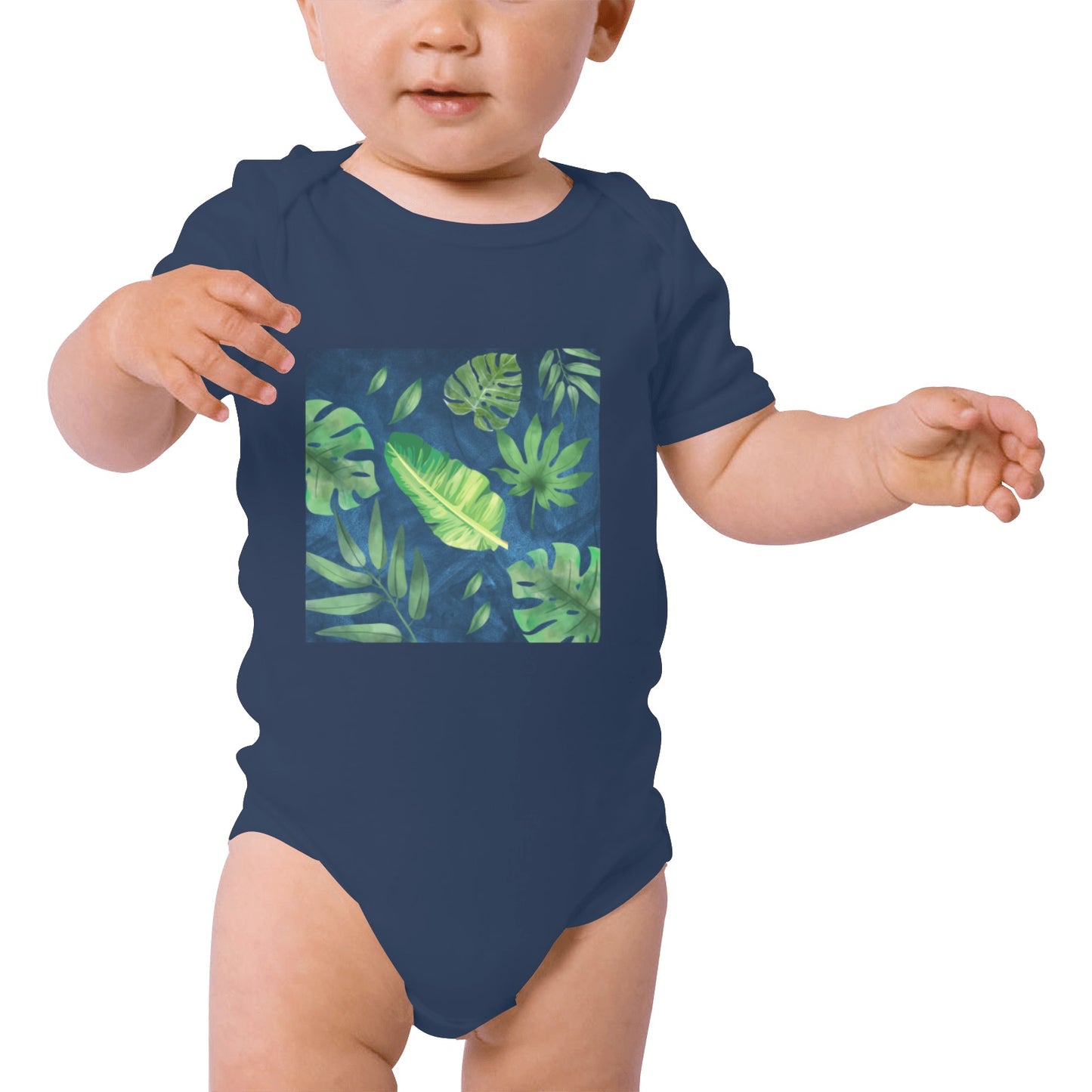 Leaves Baby Onesie