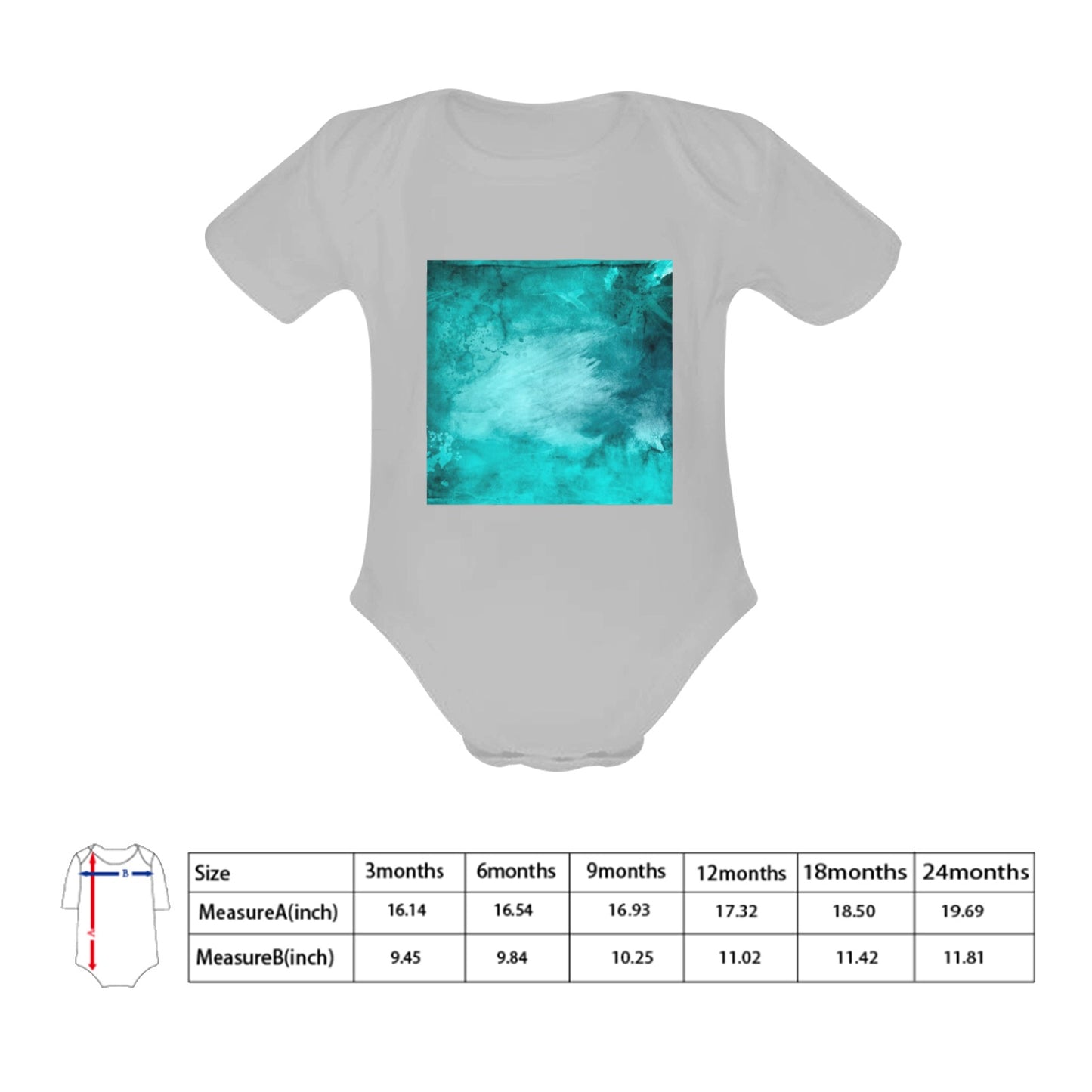 Blue Lagoon Baby Onesie