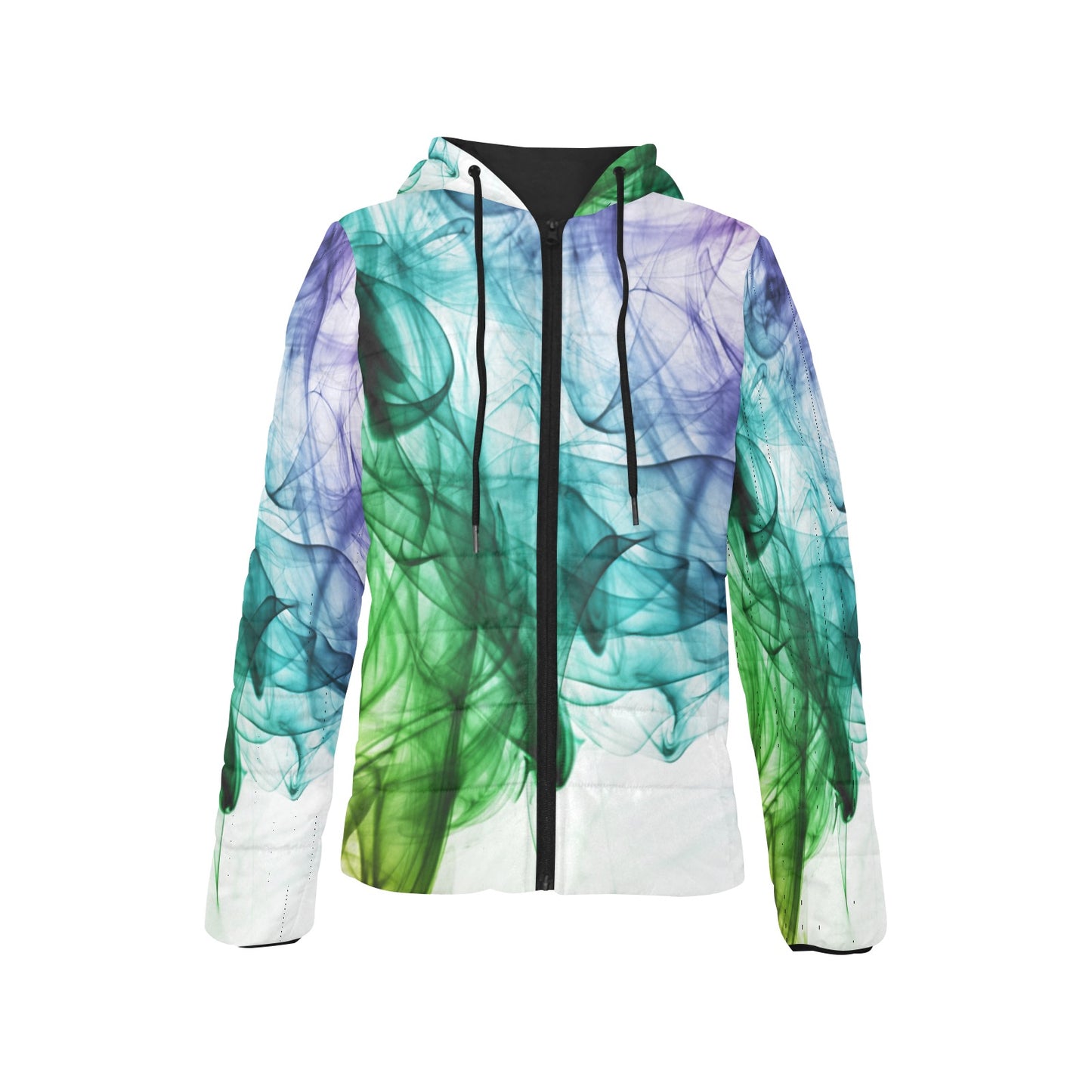 Color Swirl Women's Hooded Jacket