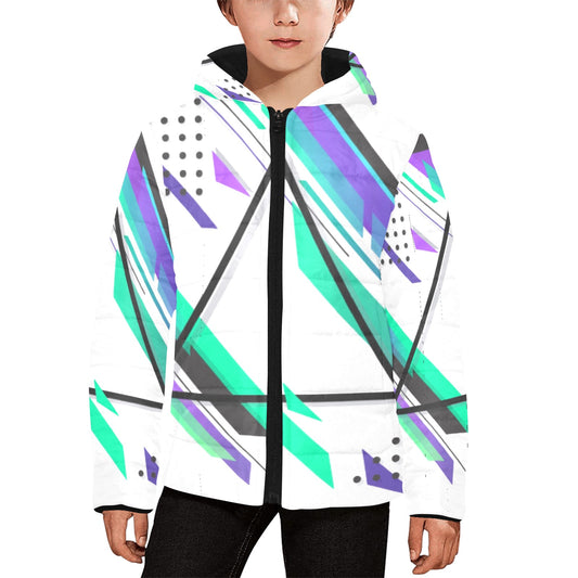 Retro Skate Kids Hooded Jacket