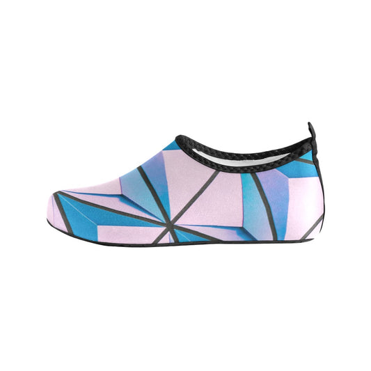 Pink Abstract Women's Slip-On Water Shoes