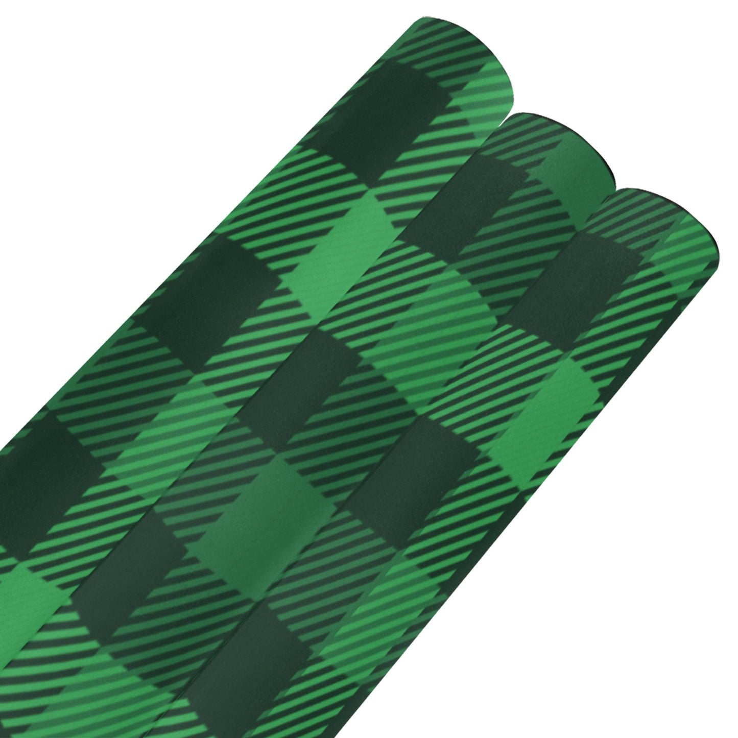 Green & Black Gift Wrapping Paper 58"x 23" (3 Rolls)