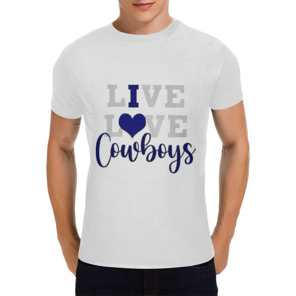 Live Love Cowboys Men's T-Shirt