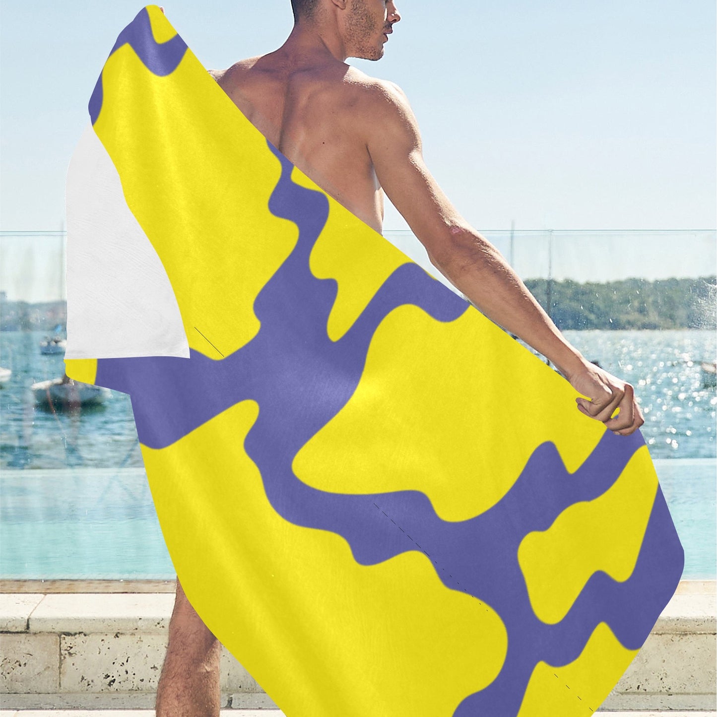 Laker Zazzle Beach Towel 32"x 71"