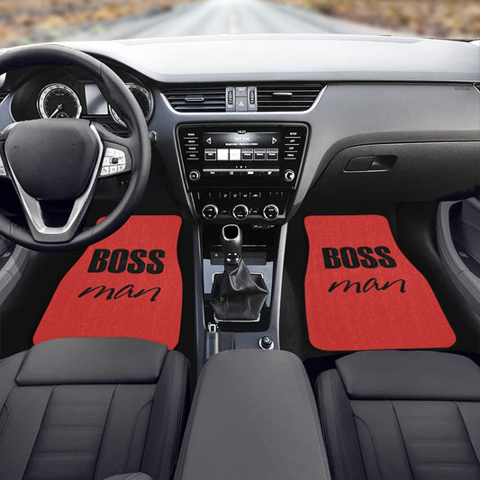 Boss Man Front Car Floor Mat (2pcs)