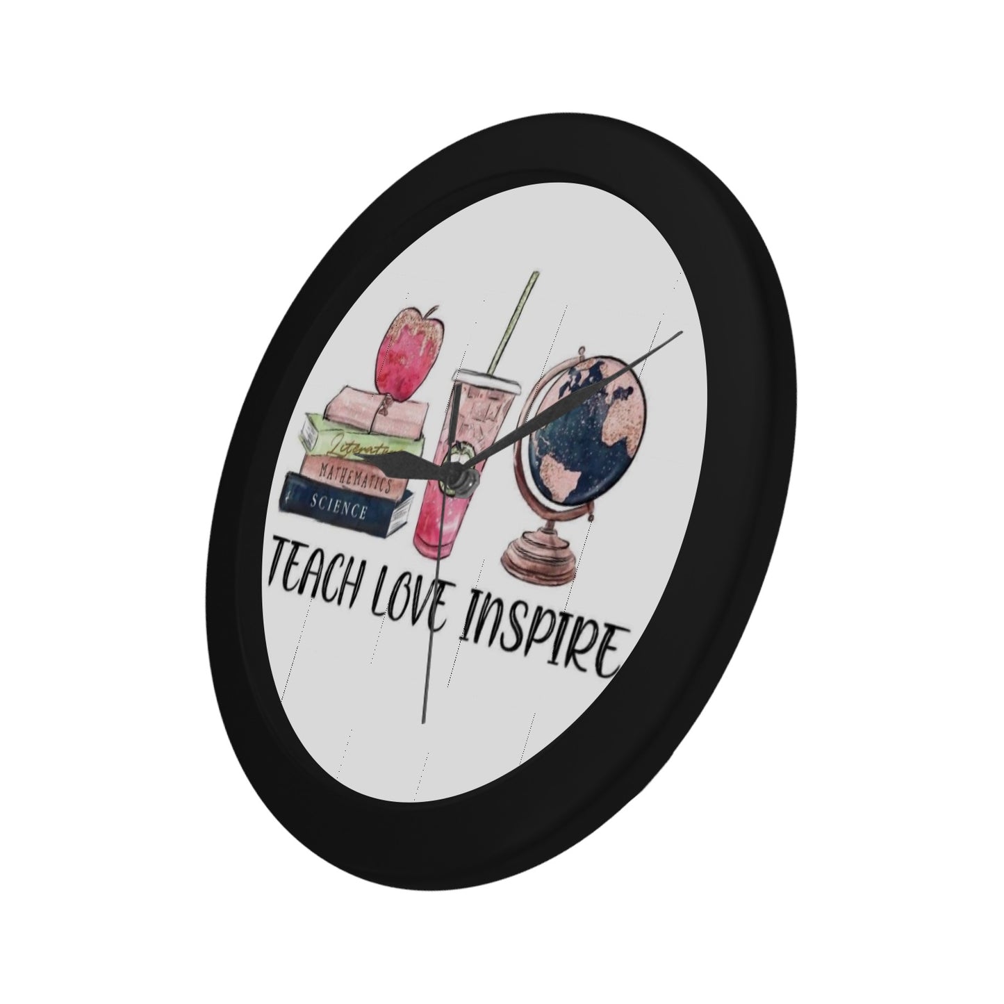 Teach, Love, Inspire Circular Wall clock