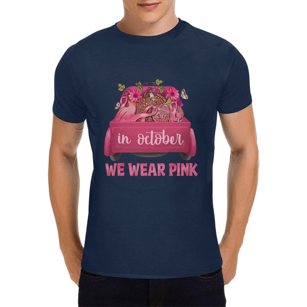 AWARENESS - We Wear Pink Men's T-Shirt