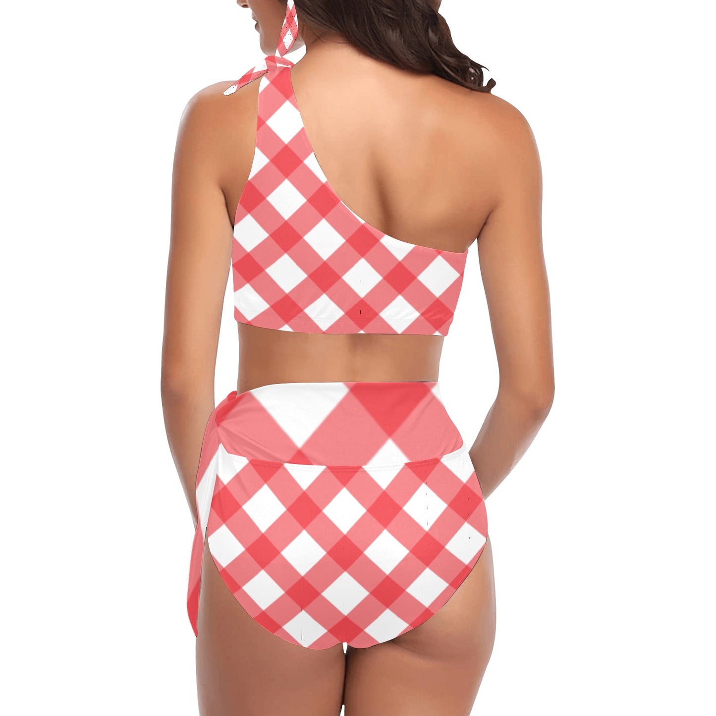 The Picnic One Shoulder Bikini Set