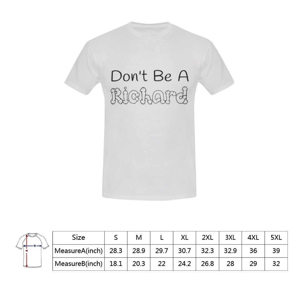 Don’t be a Richard Men's T-Shirt