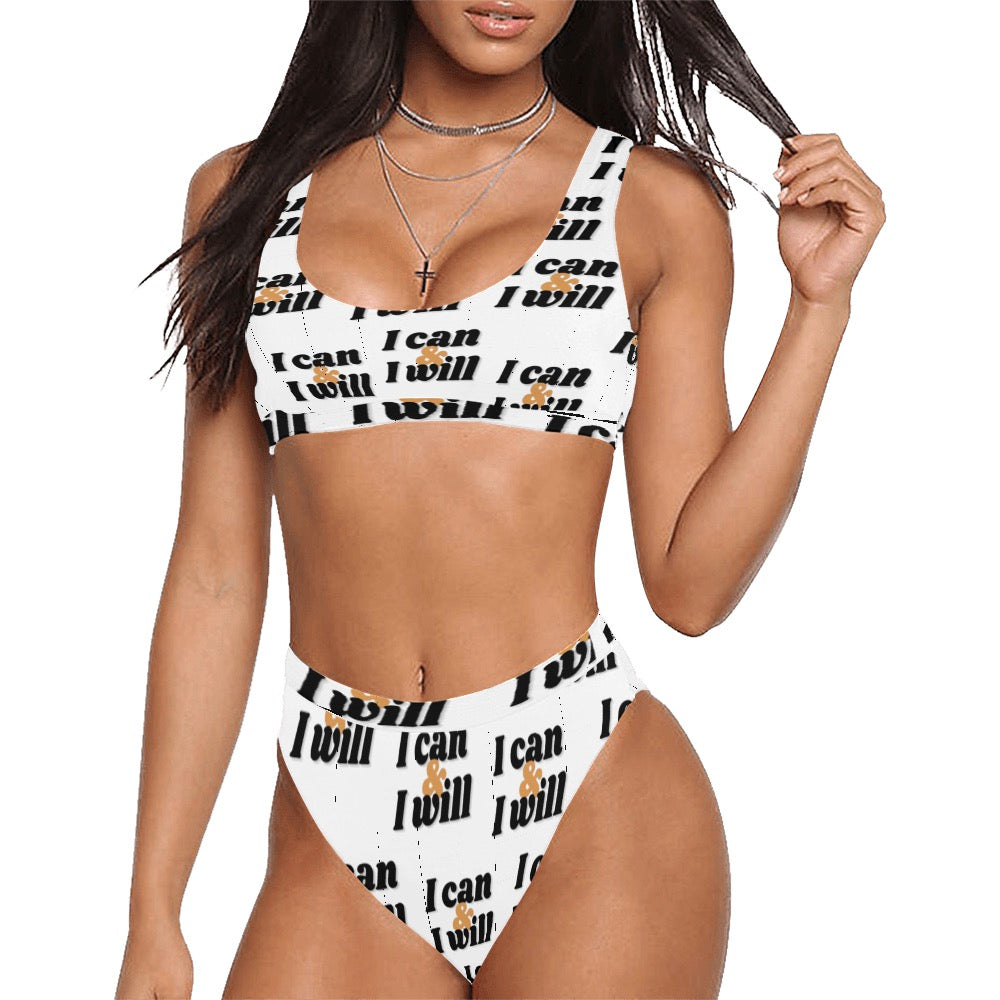 I Can & I Will Sport Bikini Swimsuit