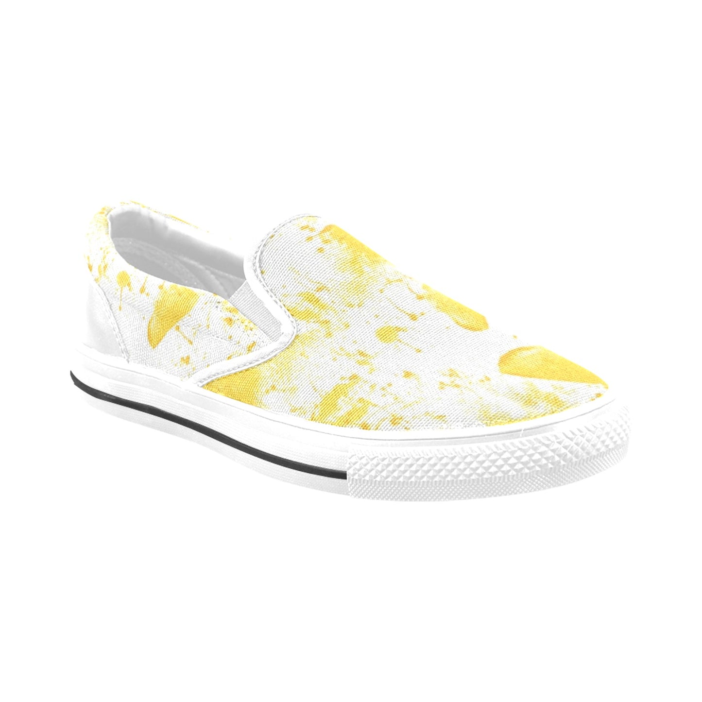 Yellow Splash Men's Slip-on Shoes