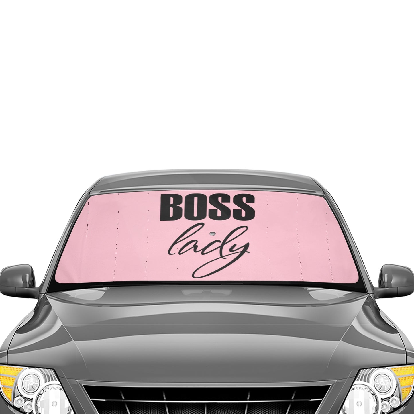 Boss Lady Car Sun Shade Umbrella 58"x29"