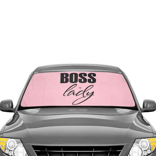 Boss Lady Car Sun Shade Umbrella 58"x29"