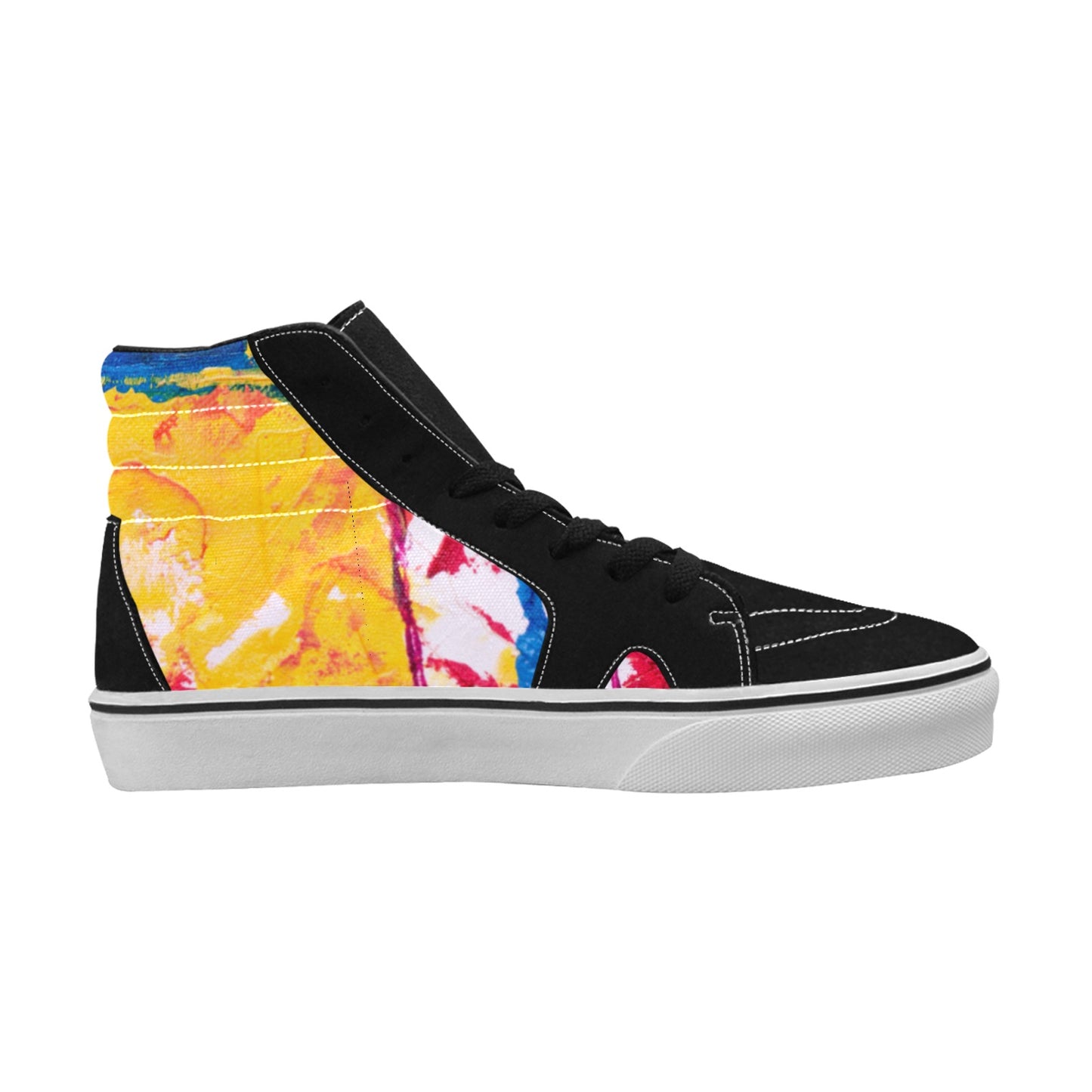 Mural Women's High Top Skateboarding Shoes