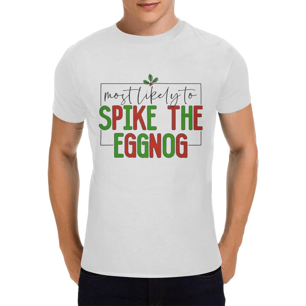 CHRISTMAS - Spike The Egg Nog Men's T-Shirt