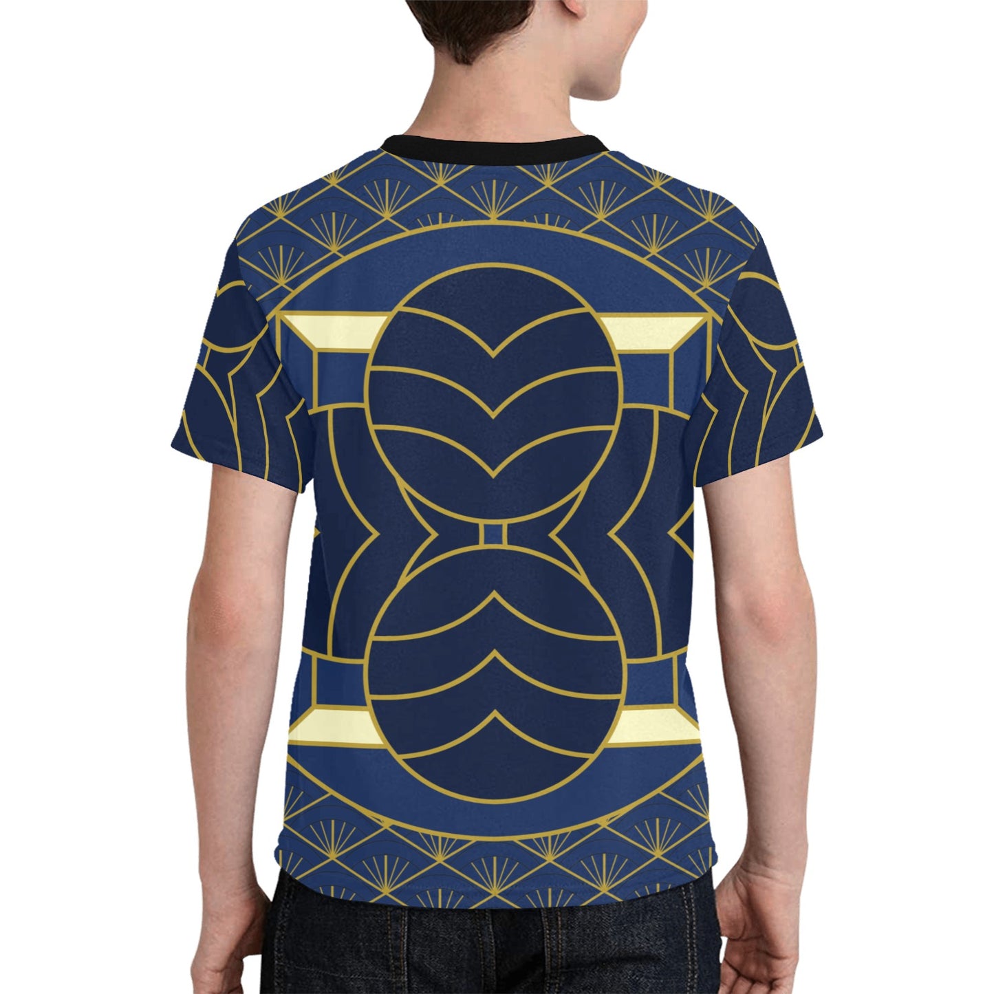 Navy Cut Unisex T-shirt- Youth