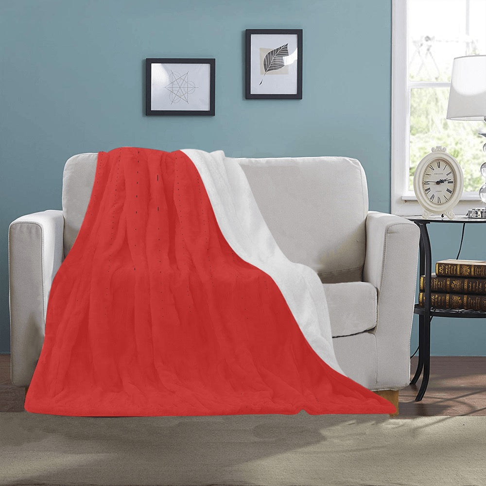 Red Ultra-Soft Micro Fleece Blanket 40"x50"