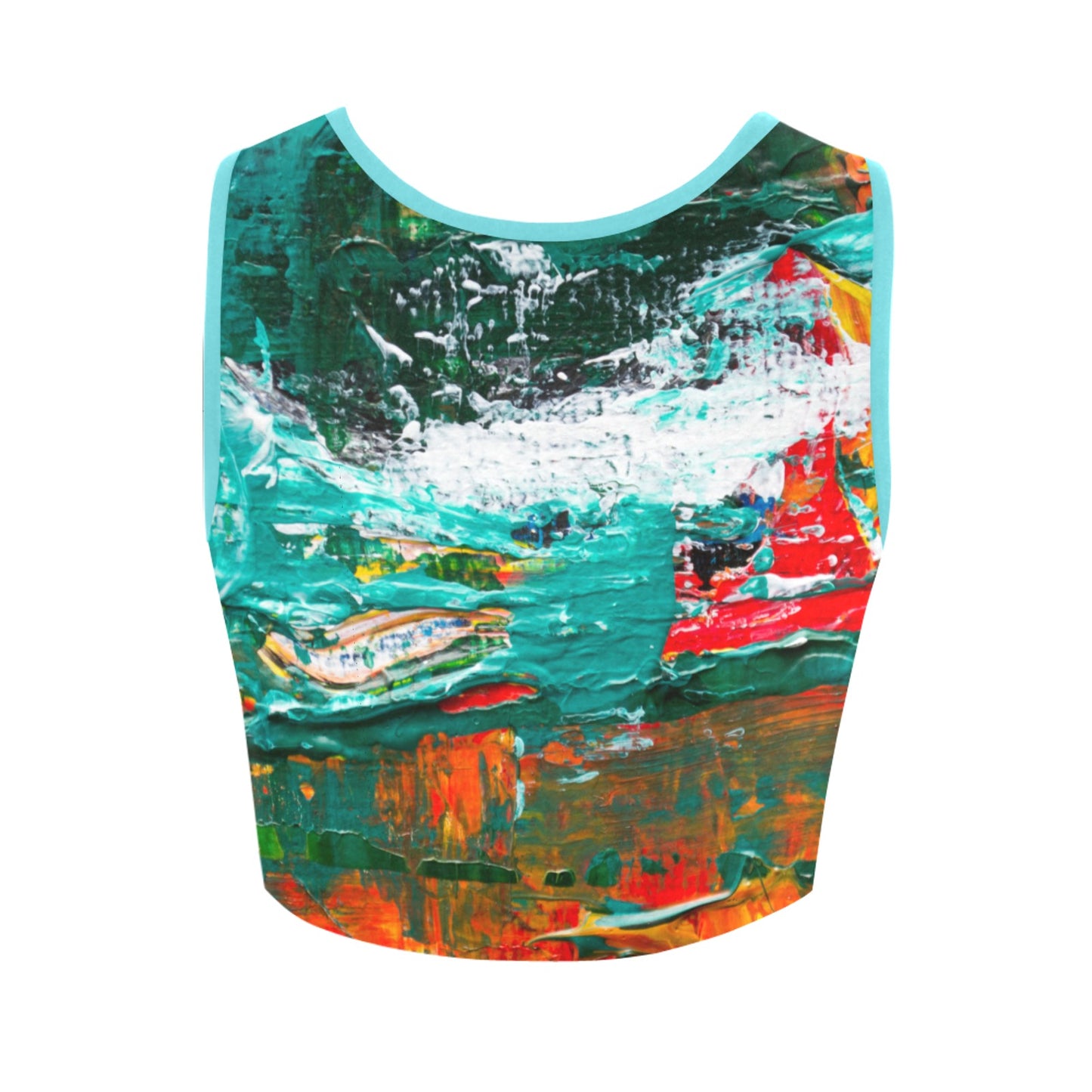 Painting Women's Crop Top