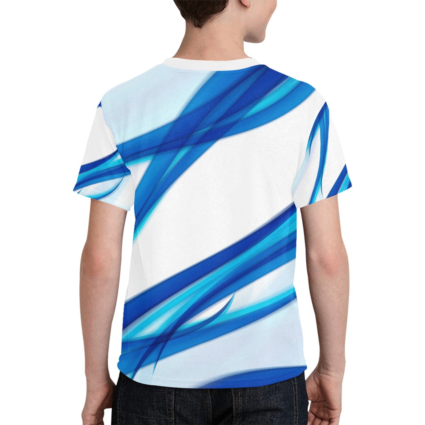 Blue Lightening Unisex T-shirt- Youth