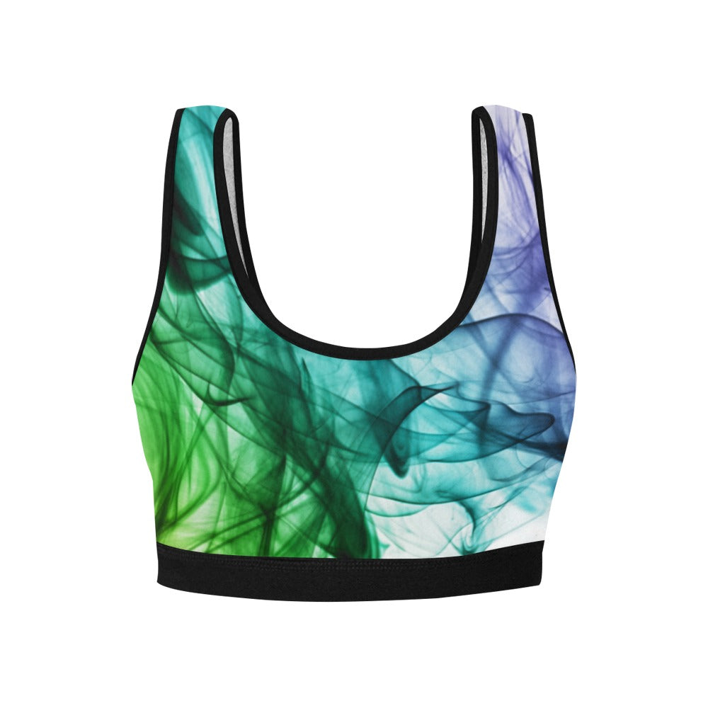 Color Whirl Women's Sports Bra