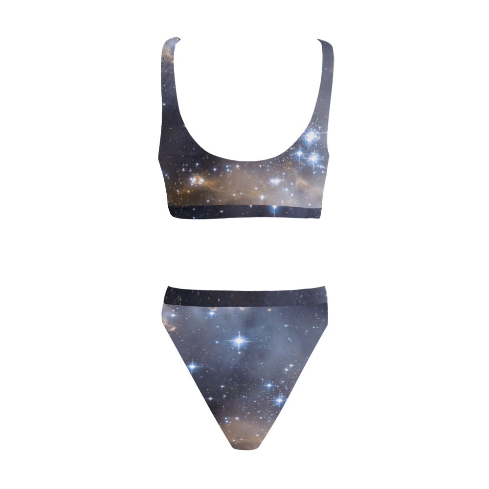 Night Galaxy Sport Swimsuit