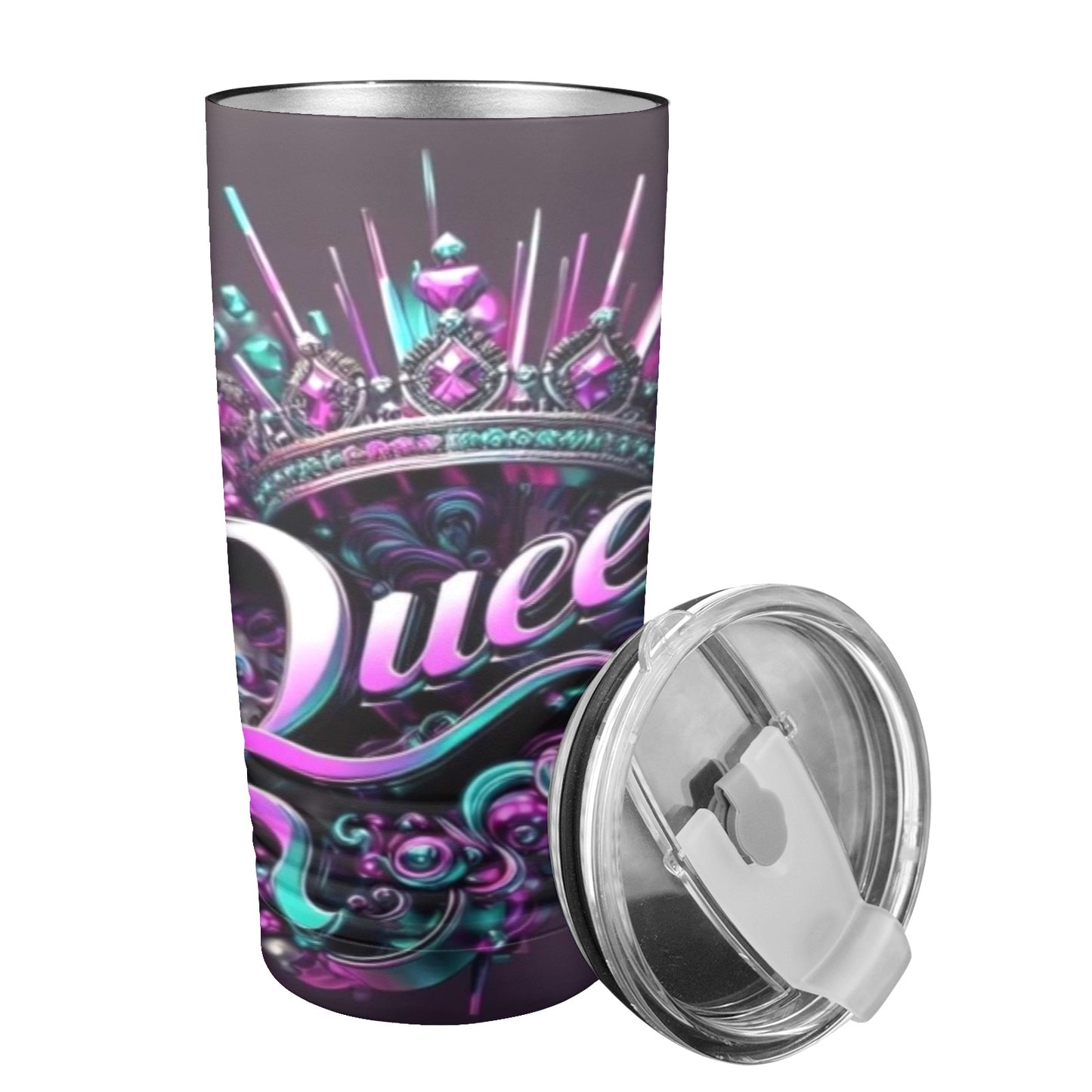 Queen 20oz Insulated Stainless Steel Mobile Tumbler