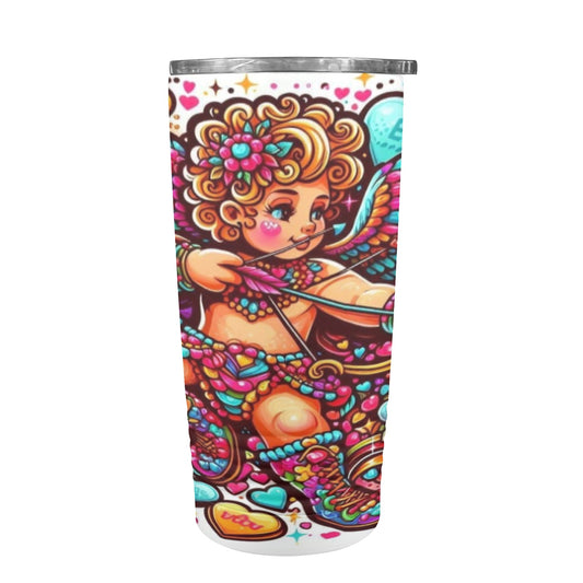 Cupid 1 Valentine’s Day 20oz Insulated Stainless Steel Mobile Tumbler