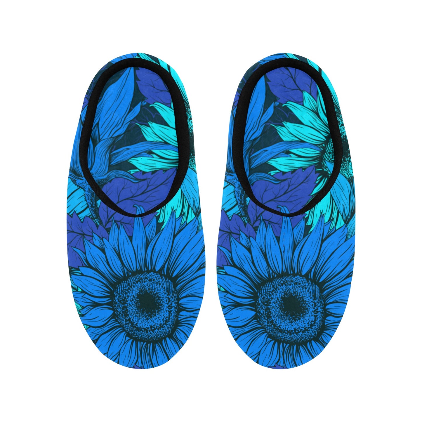 Blue Flow Women's Non-Slip Cotton Slippers