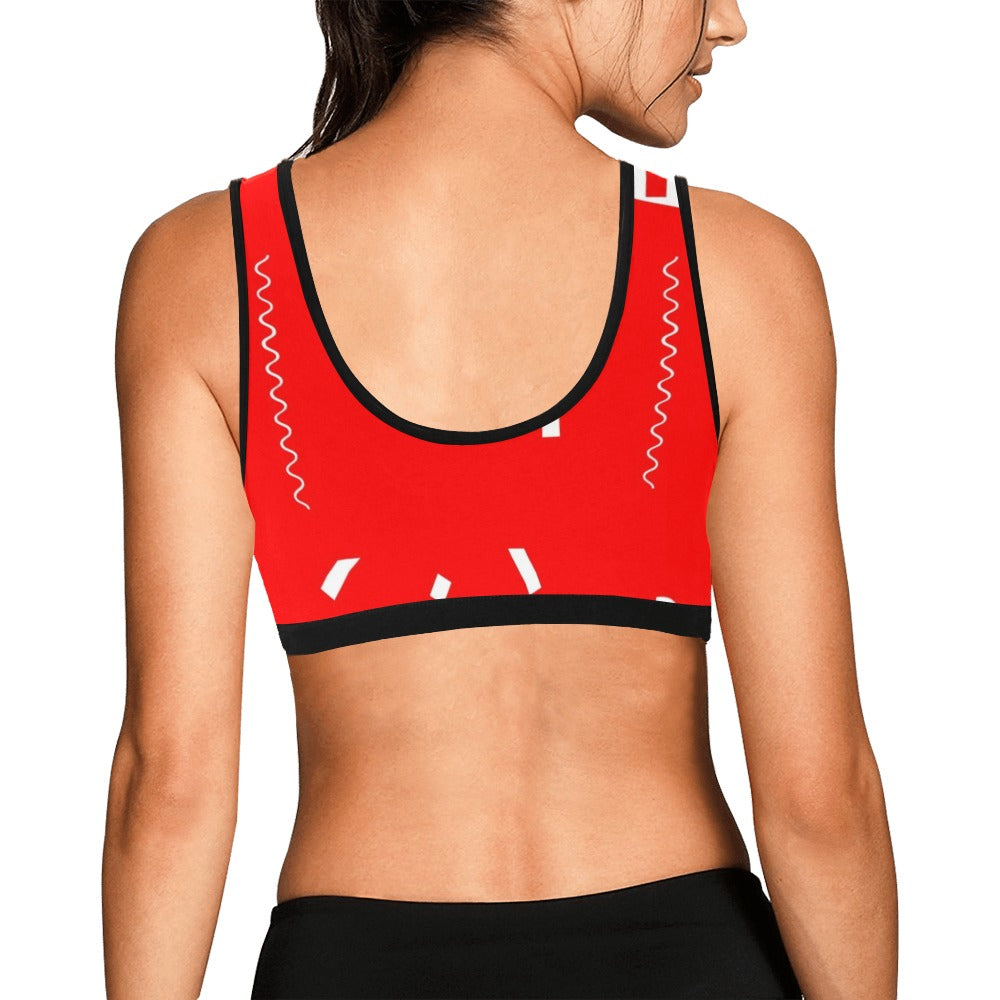 Red Does It Good Women's Sports Bra