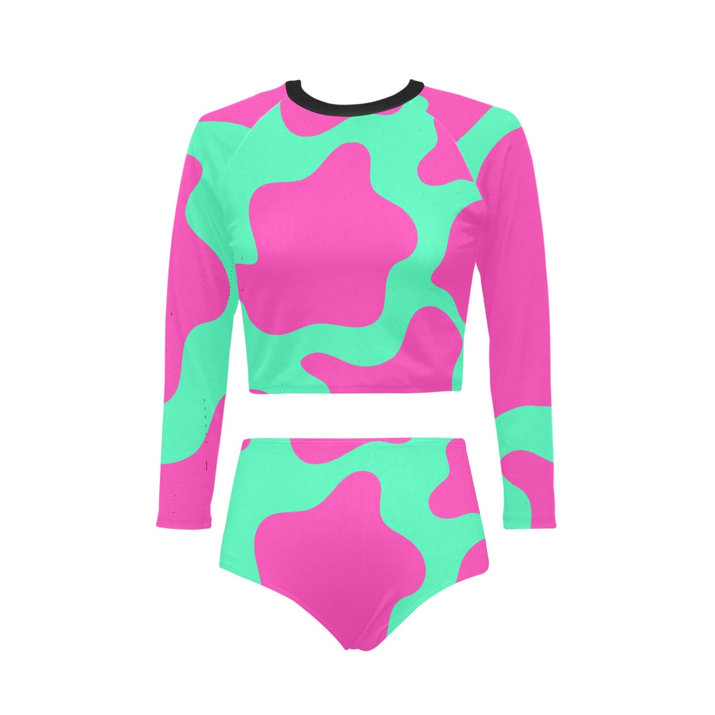 Now and Later Long Sleeve Bikini Set