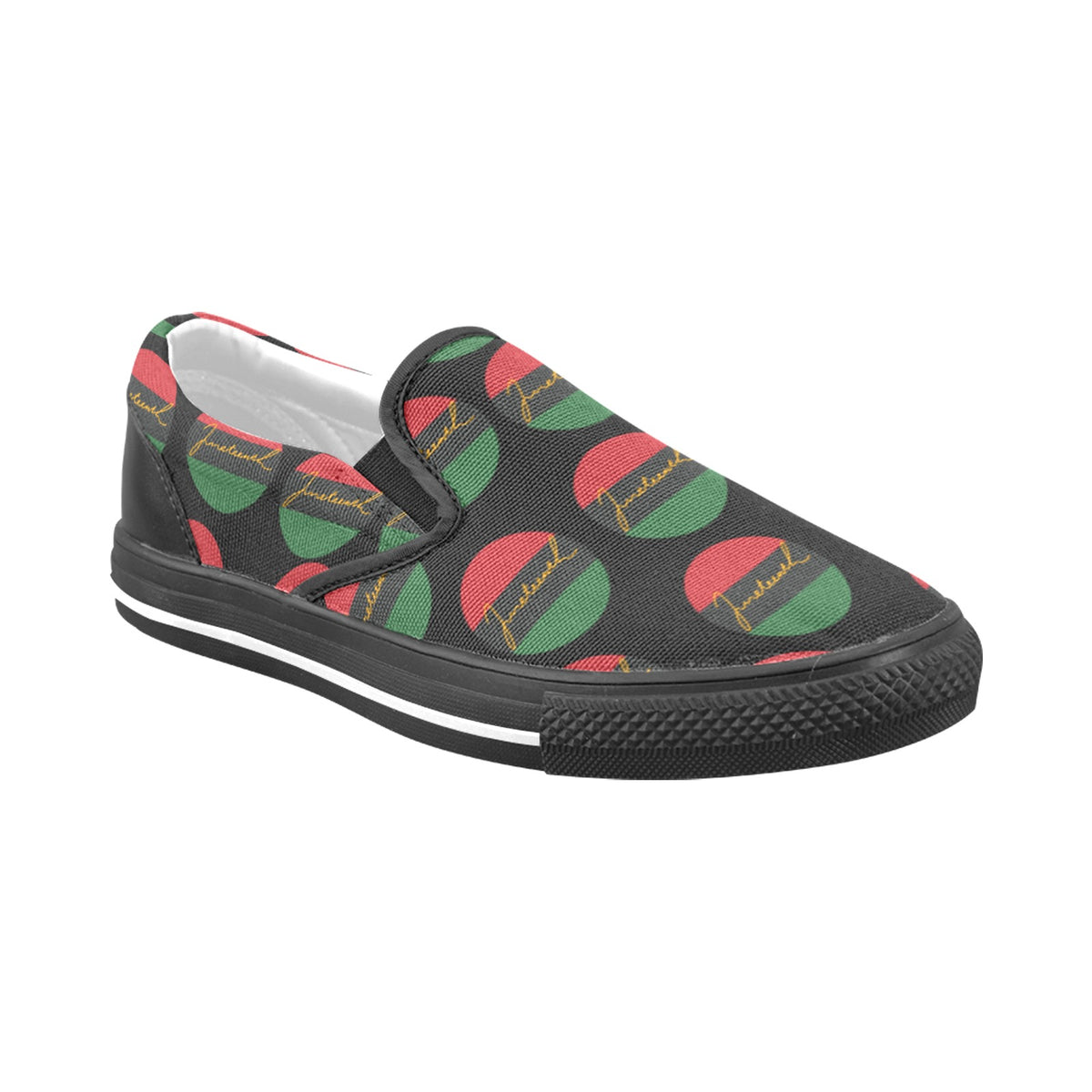 Juneteenth Men's Slip-on Shoes