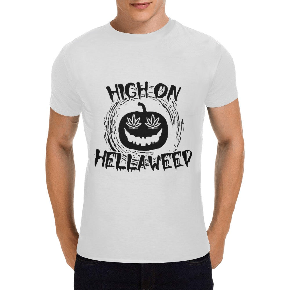 High on hellaweed Men's T-Shirt-Halloween