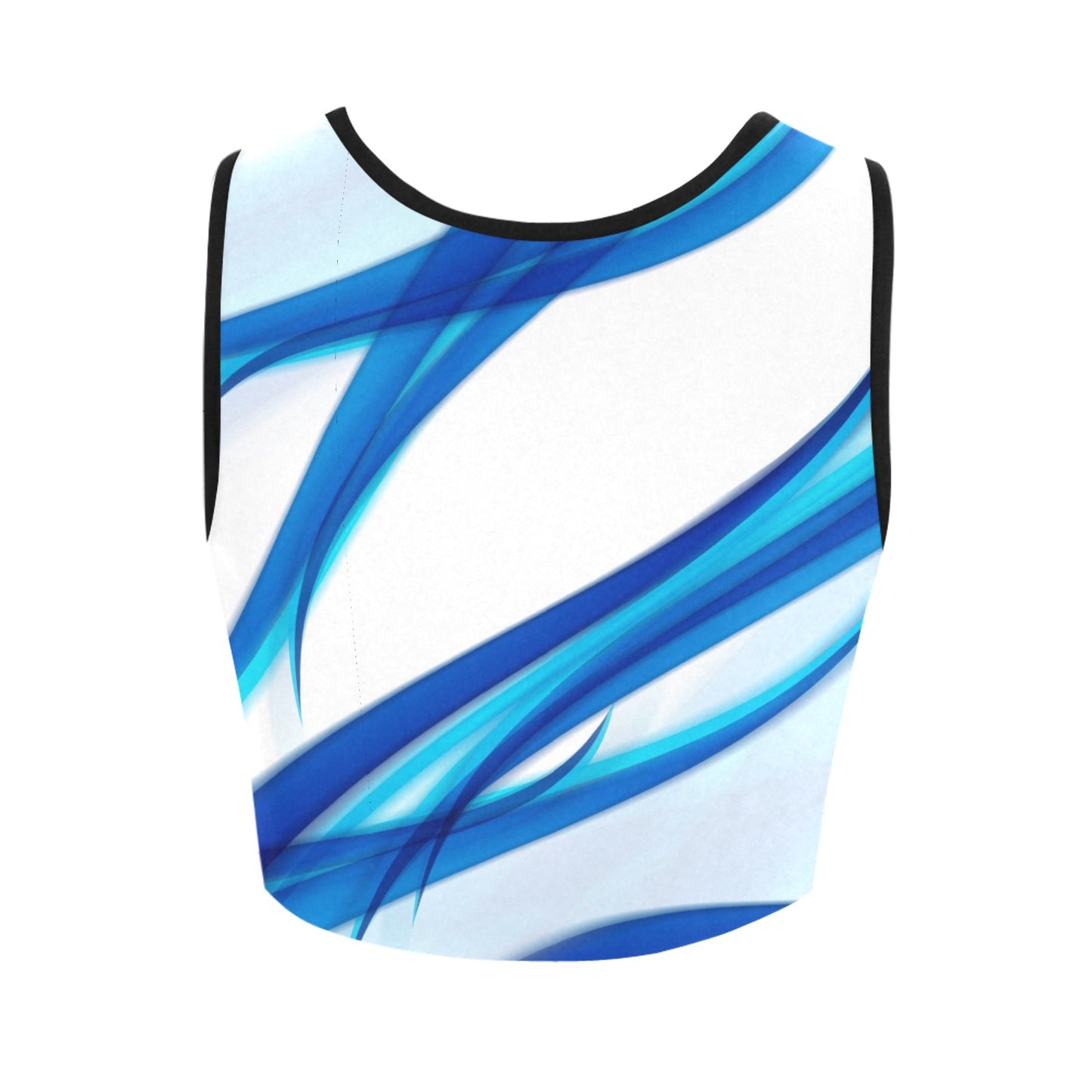 Blue Lightning Women's Crop Top