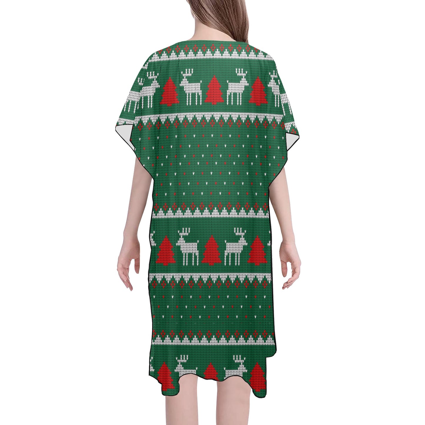 Deer Christmas Chiffon Cover Up