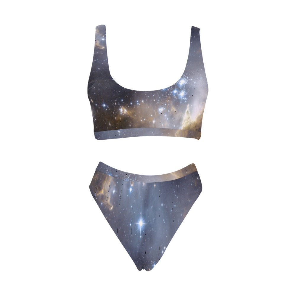 Night Galaxy Sport Swimsuit