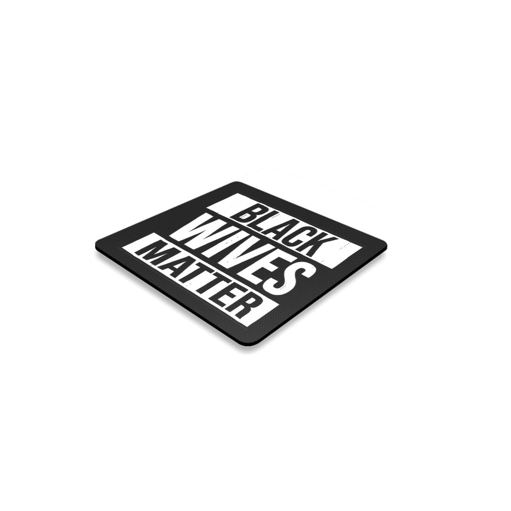 Black Wives Matter Square Coaster