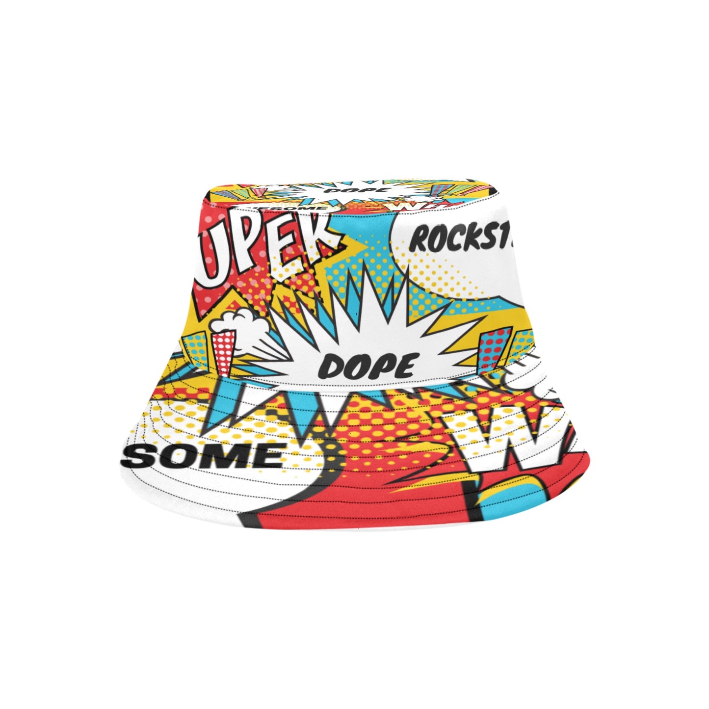 Comic Words Unisex Bucket Hat