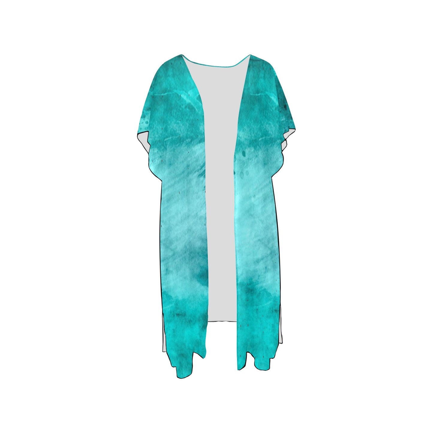 Blue Lagoon Chiffon Cover Up