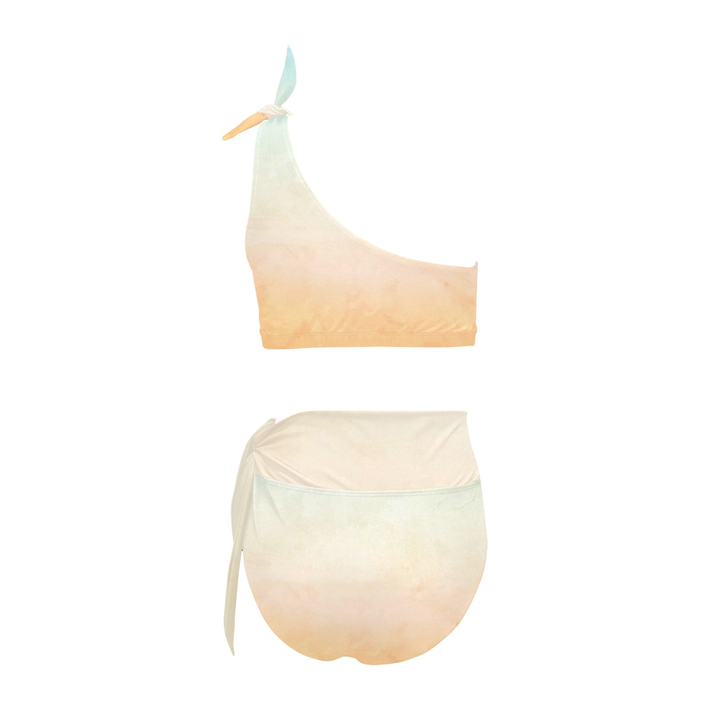 Sand-ish One Shoulder Bikini Set