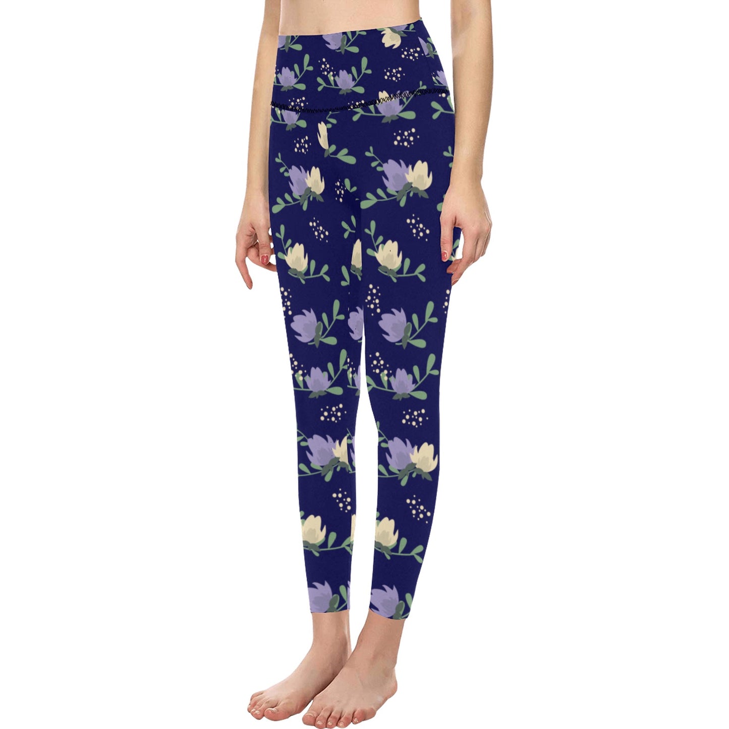 Night Flow Women's High-Waisted Leggings