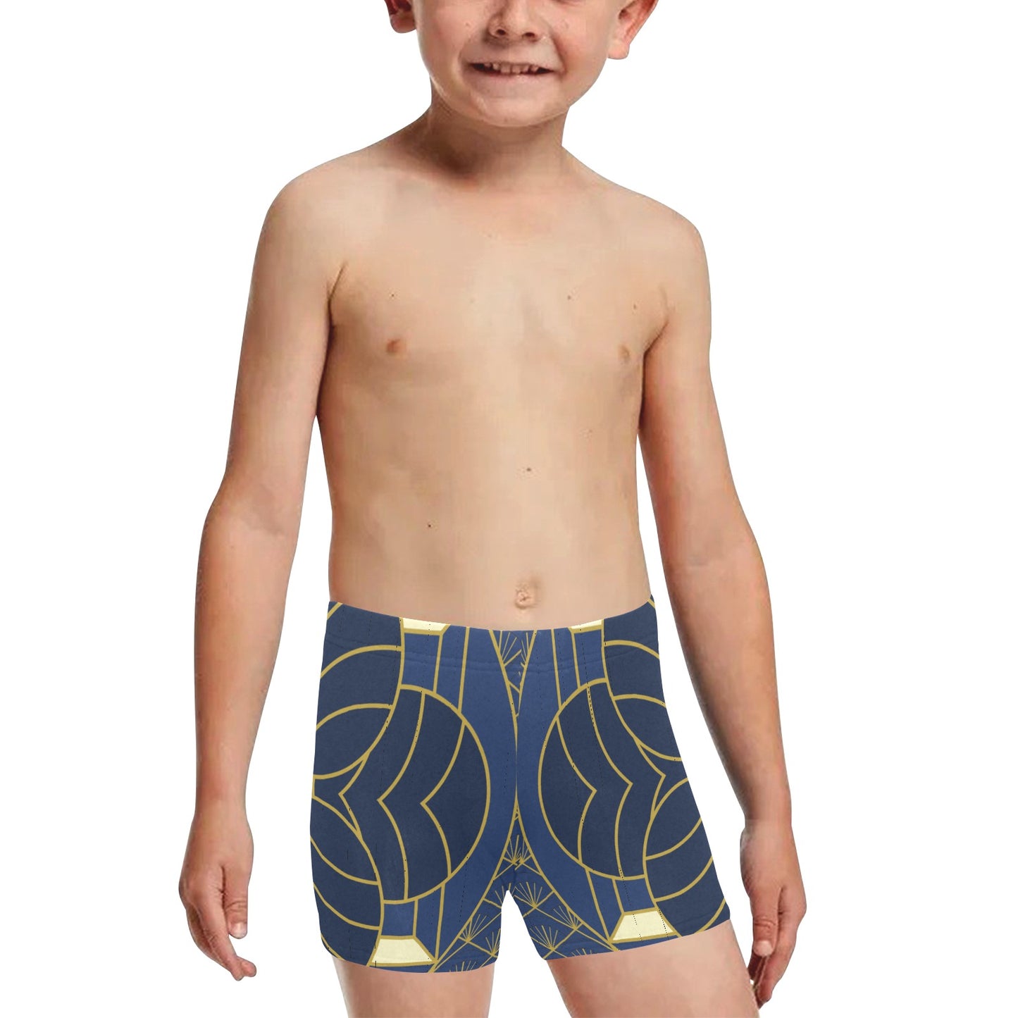 Navy Cut Little Boys' Swimming Trunks