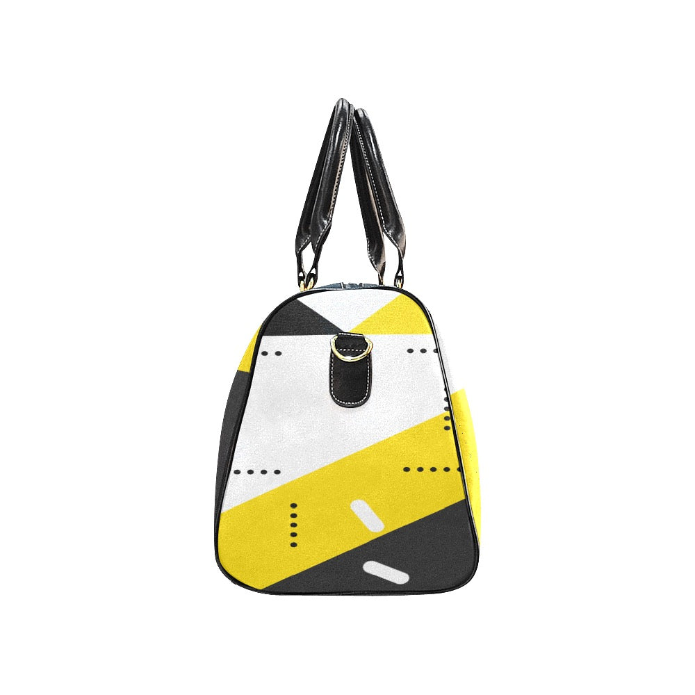 Black & Yellow Waterproof Travel Bag/Small