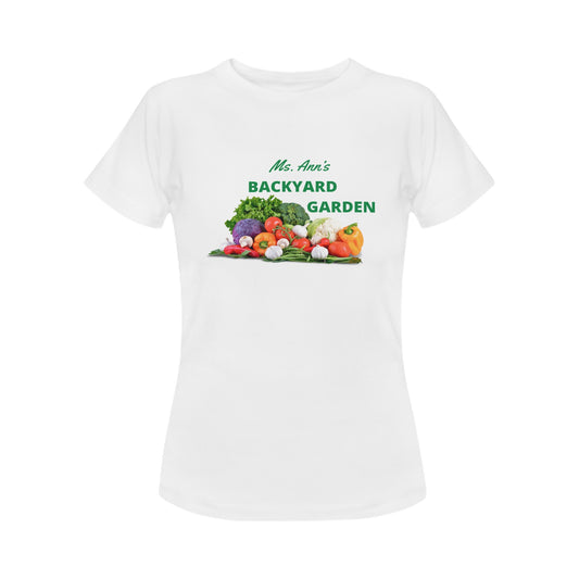 Ms. Ann’s Backyard Garden Women's T-Shirt