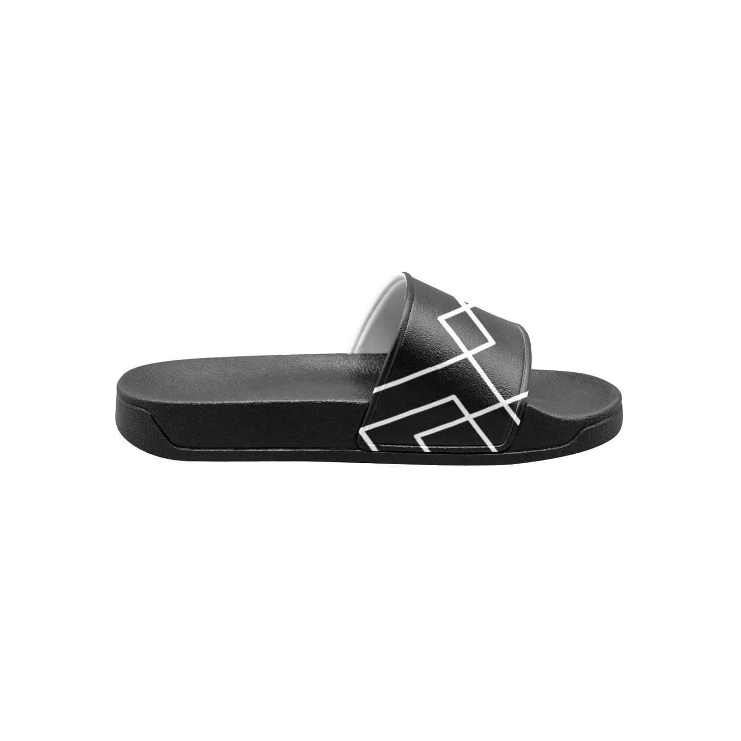 Black Squared Kids Slides