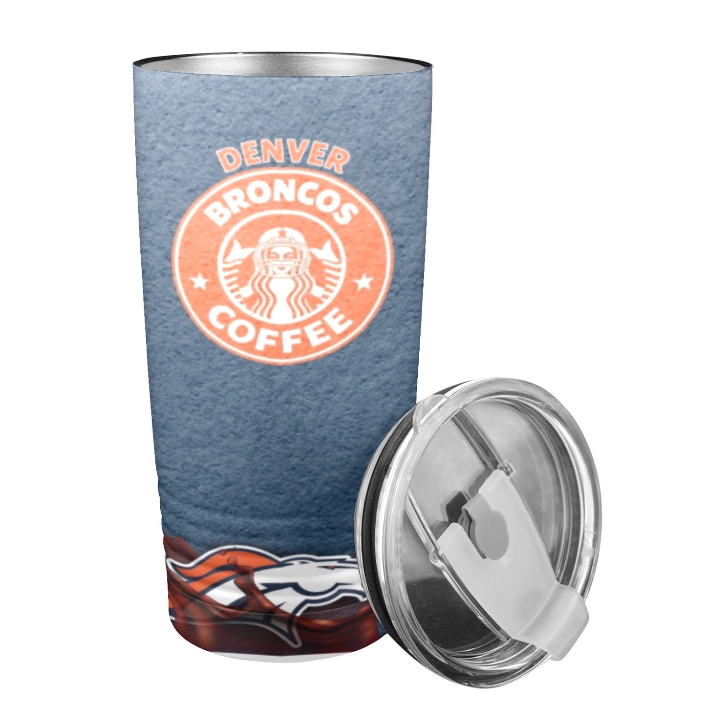 Broncos 20oz Insulated Stainless Steel Mobile Tumbler