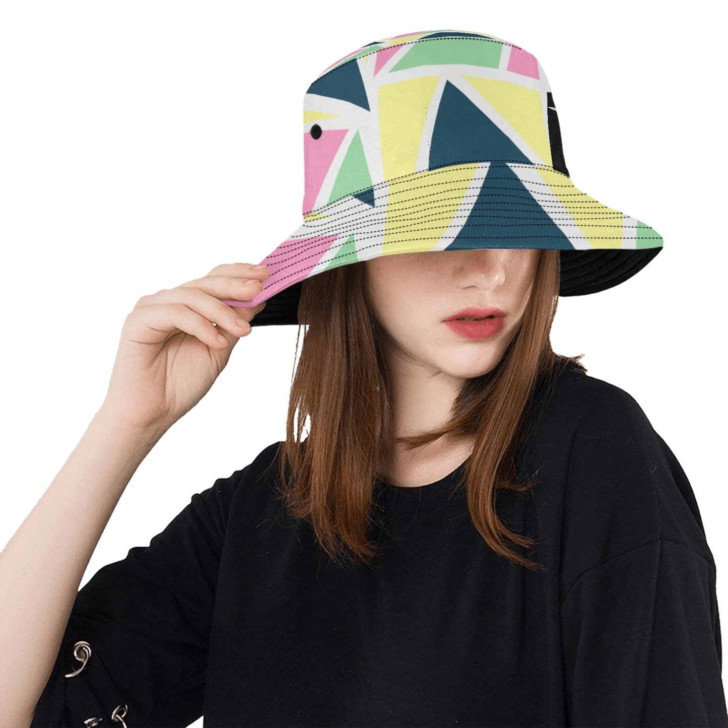 Colored Angles Unisex Bucket Hat